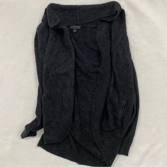 Barefoot Dreams CozyChic Lite Black Robe Medium - Picture 1 of 8